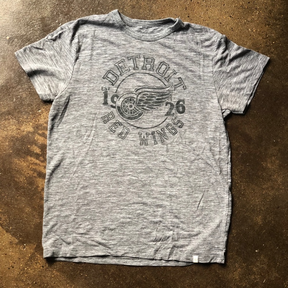 Vintage Detroit Red Wings Tee, Unisex S